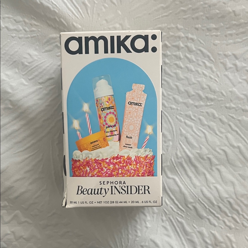 Amika Hair Care Set with Vibrant Packaging